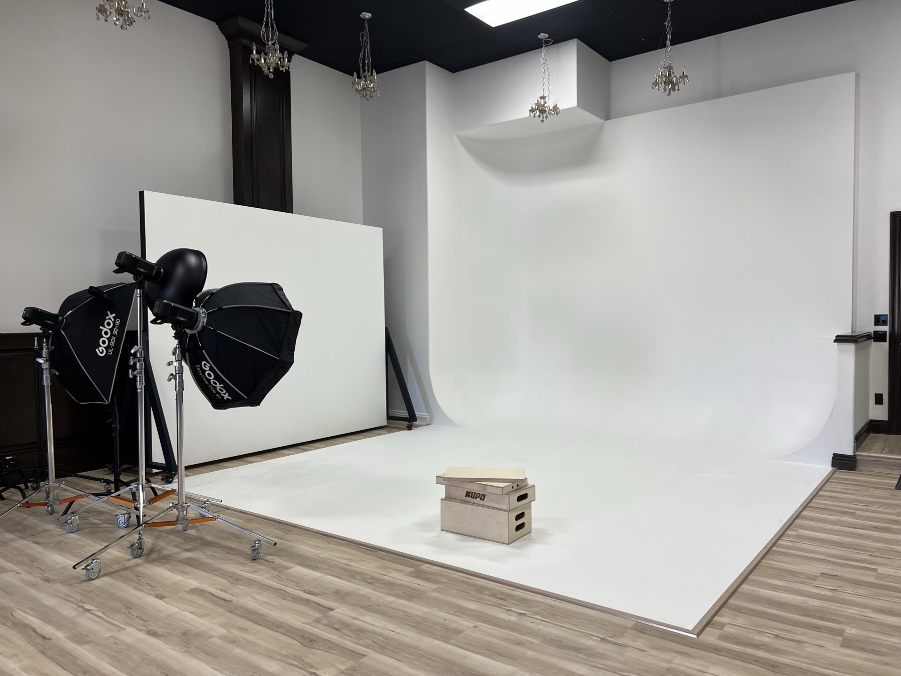 The Cyclorama set at Create N Capture